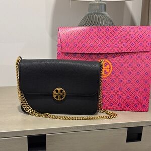 Tory Burch Black Leather Bag